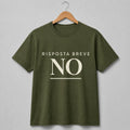 Short Answer T-Shirt NO Men Women Ironic Funny T-Shirt Unisex