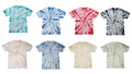 Spider  Multi-Color Tie Dye T-Shirts Youth & Adult 100% Heavyweight Cotton