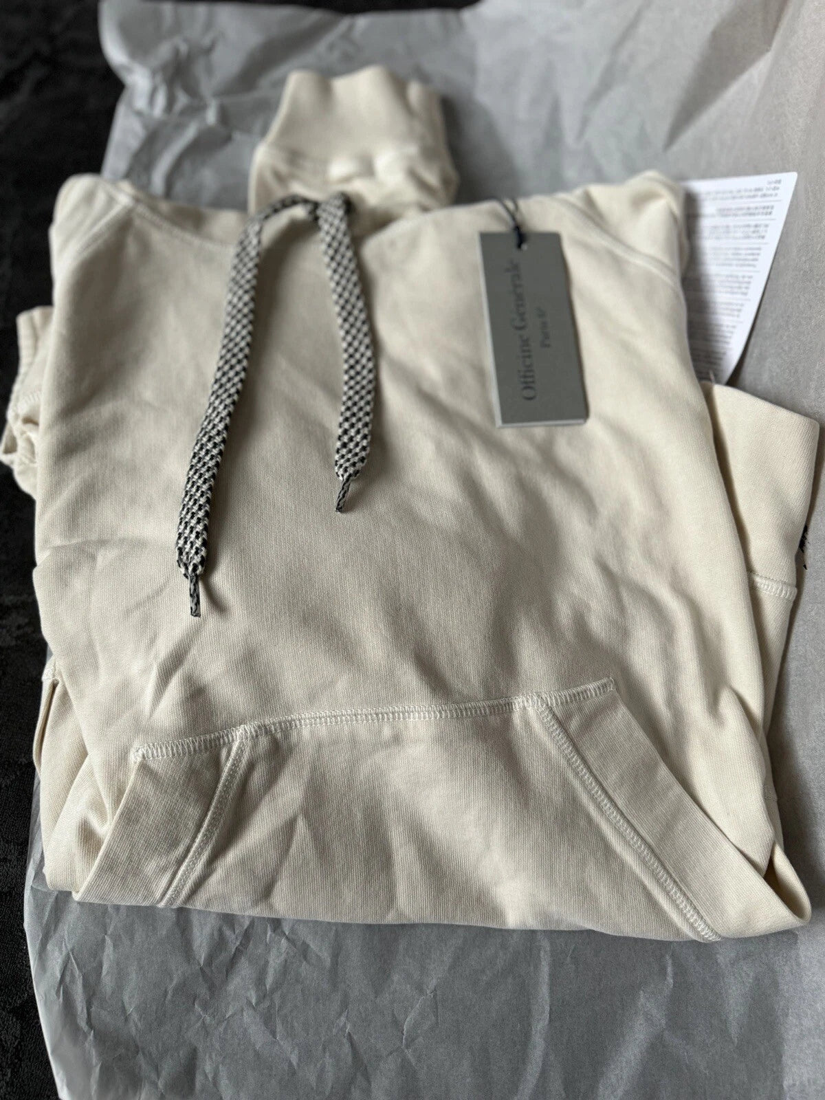 OFFICINE GÉNÉRALE Octave soft French cotton Hoody Men’s Small Trendy Reduced!!