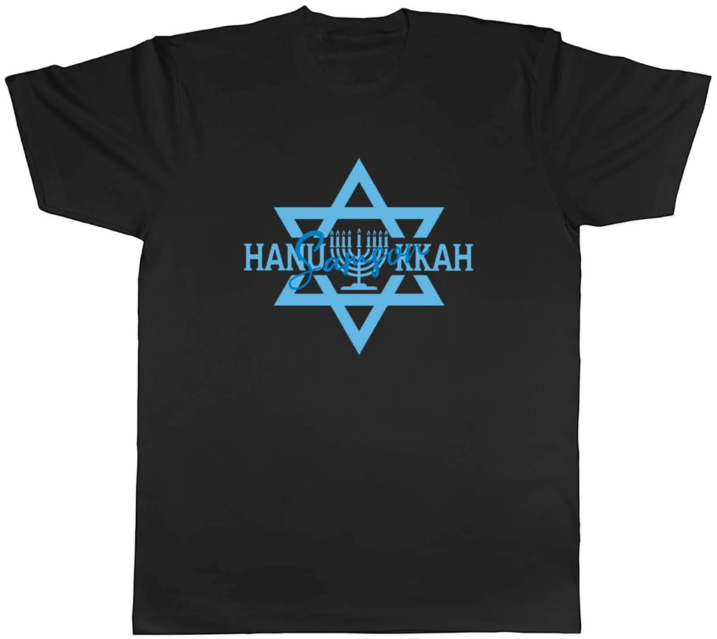 Personalised Hanukkah Candle Mens Unisex T-Shirt Tee Gift