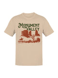 Monument Valley Cowboy Scene Art Men's T-shirt