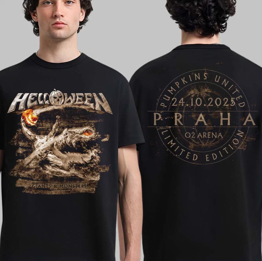 Helloween Giants And Monsters Tour 2025 Praha O2 Arena T-Shirt