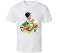 Andy Van Slyke Retro Baseball Caricature T Shirt