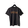 Orisue Graphic Tee Shirt T Streetwear Cotton Blend Short Trendy Sleeve Gray M