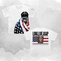 Double Sided  Asap Rocky Flag T-shirt (With Backprint) S-5XL