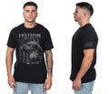 Military Patriotic Veterans Day T-shirt American Flag Sleeve Freedom Bald Eagle