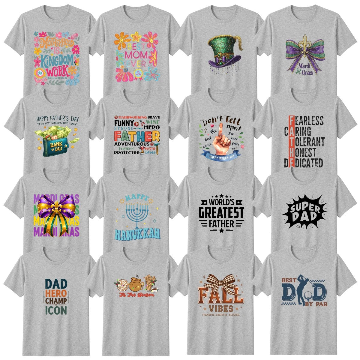 Family Summer T-Shirt Fathers Day Relationships Christmas Gift