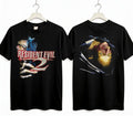 RESIDENT EVIL 2 1998 2 sided Graphic Black T shirt Heavy Cotton