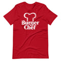 BURGER CHEF Vintage Style Restaurant Graphic Tee Shirt Short-Sleeve T-Shirt