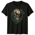 Viking Mens T-Shirt Norse Mythology Skull Birthday Gift For Him