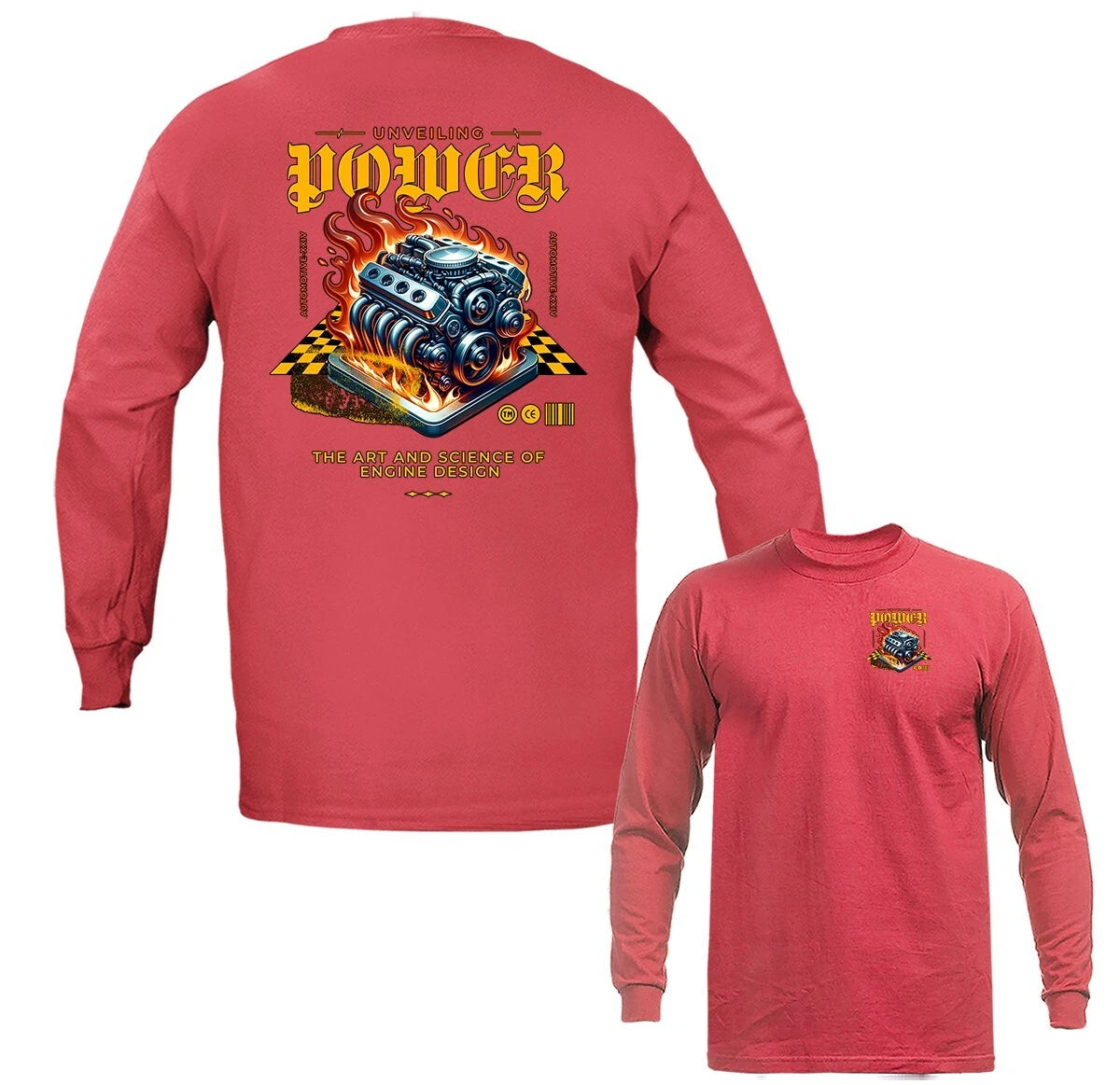 Unveiling Powe Imported Tuned Custom JDM Sports Car Graphic Long Sleeve