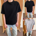 For Men For Street Style Men's T-shirt Splicing Design O-neck Neckline