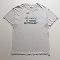 Vintage Sex Is Great But Fishing Lasts All Day Shirt Mens Large Gray Distressed
