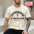 Bible Verse Fatherhood Shirt Christian Dad Tee Fathers Day Gift Papa Shirt