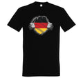 Youth Designz Germany Heart Men's T-Shirt Logo Print Funny Nation Love
