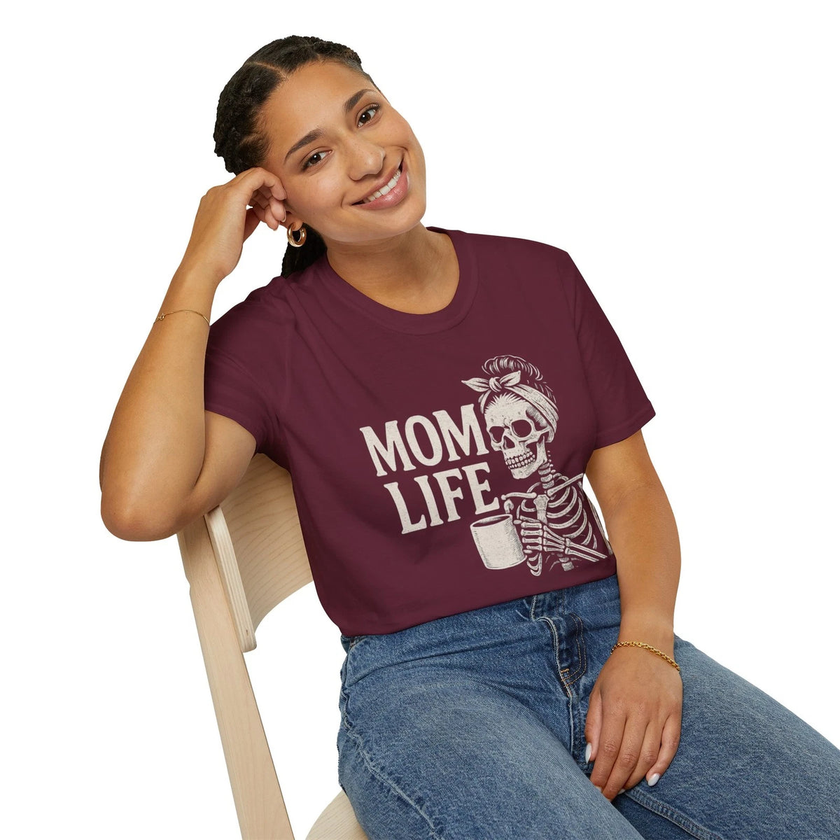 Mom Life Skeleton T-Shirt, Funny Mom Shirt, Gift for Moms, Halloween [...]