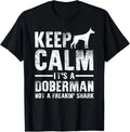 Funny Doberman Art Men Women Doberman Pinscher Dog Walker Gift Unisex T-Shirt