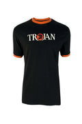 Trojan Mens T-Shirts - Rasta Retro Ringer Short Sleeve & Crew Neck Tee - TC/1014