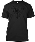 Phoenix Phenix Bird Rising From The F T-Shirt Made in the USA Size S to 5XL
