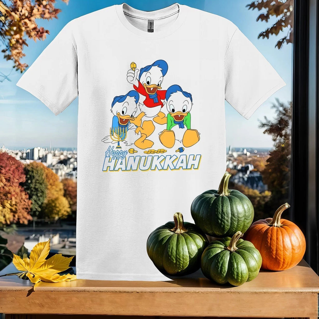 Ducktales Happy Hanukkah T-shirt Kids Hoodie Men Women Unisex Tshirt SX111