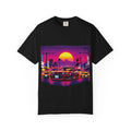 Retro Sunset Street Racing Shirt | Asian Car Vaporwave Scene