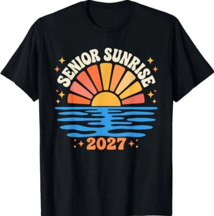 Senior Sunrise 2027 Class of 2027 Graduation Senior Year T-Shirt