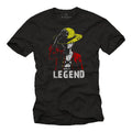 One Comic Piece Men's T-Shirt with Legend Luffy - Men's Manga Nerd Shirt