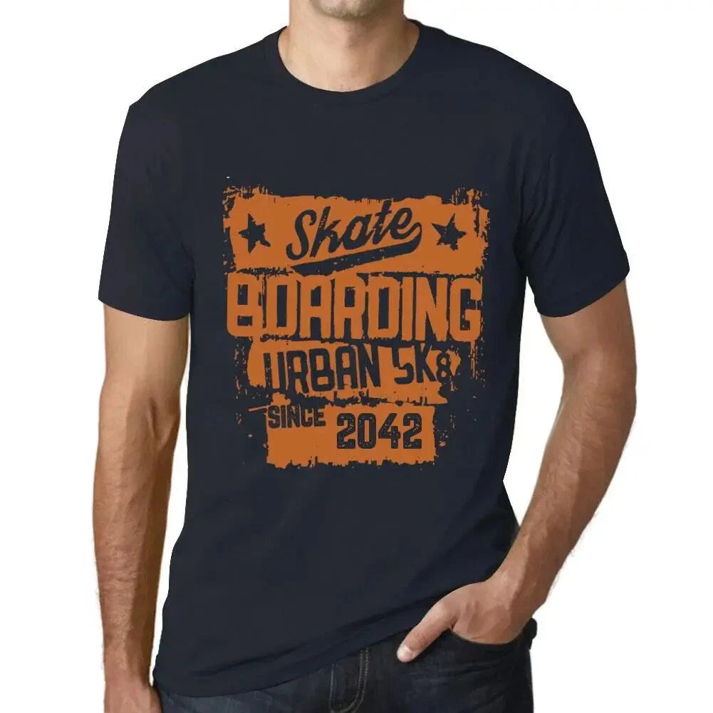 Men's Graphic T-Shirt Urban Skateboard Since 2042 Eco-Friendly Limited Edition