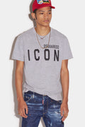 $489 Designer DSQUARED2 Men's Large D&G Logo ICON Print Tee T-shirt M