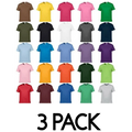3x PREMIUM SOLS REGENT Men' T-Shirt Cotton Plain Short Sleeve Top  UPTO 5XL PLUS