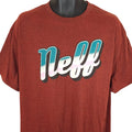 Neff T Shirt Mens Size 2XL Red Skater Skateboarding Surfer Surfing Streetwear