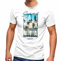 Men's T-Shirt Summer California Holidays Summer Palm Trees Photo Print Print
