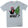 Funny Christmas Cat T-shirt Christmas Tree humorous pet holiday tee shirt