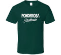 Ponderosa Steakhouse Logo Tee Cool Restaurant Foodie T Shirt
