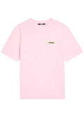 Jacquemus Crew Neck T-Shirt Pink Le Gros Grain Classic RRP £150 TSM00133AJ00226
