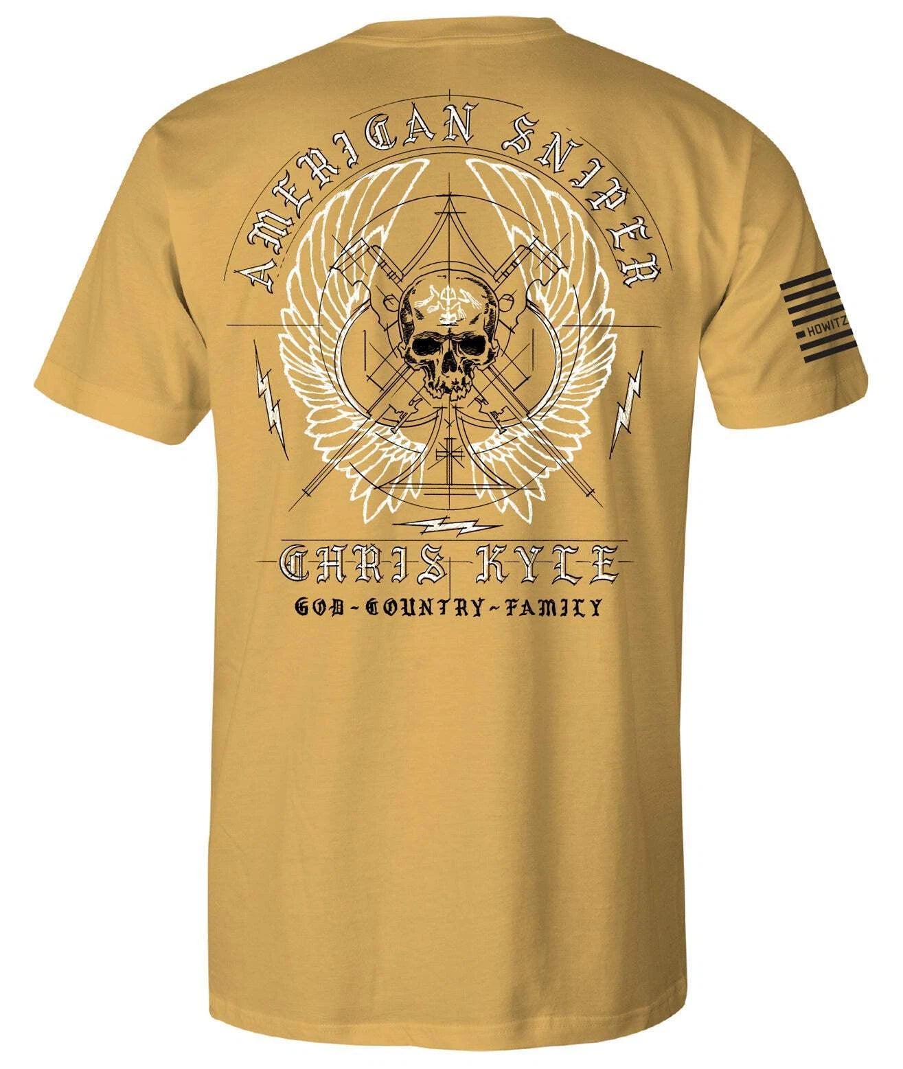 Howitzer Men's T-shirt Chris kyle Country Military Grunt MFG