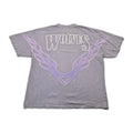 Darc Sport Wolves Club T-Shirt Gray Purple Flames Made in Canada Size Large