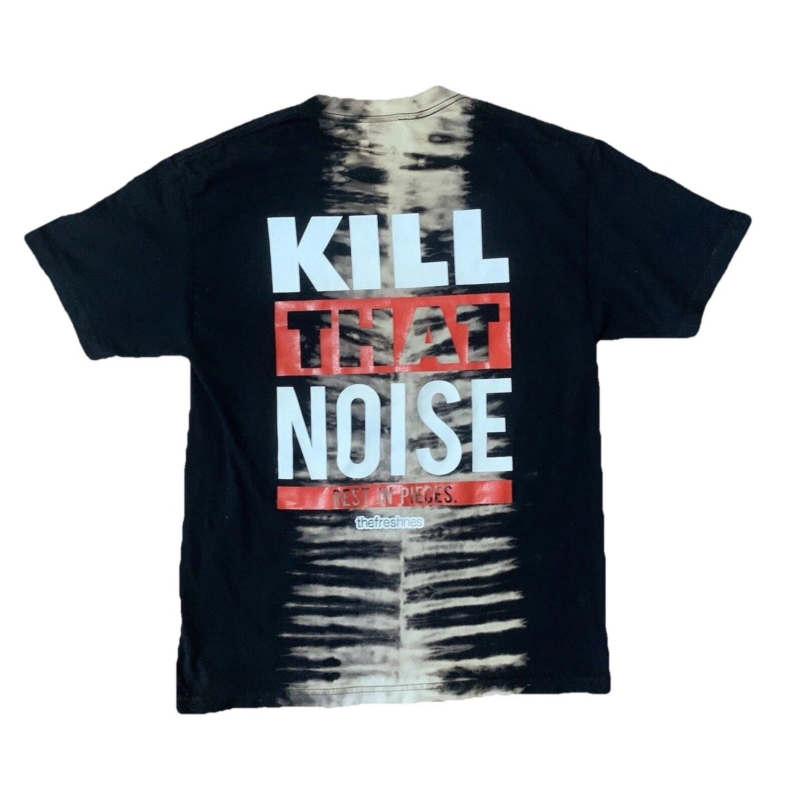 Y2K Kill That Noise Auto Tune Freshness T Shirt Hip Hop Rap Street HANDMADE dye