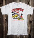Retro Hot Rod Tee T Shirt Speed Shop Drag Race Racing Crower Racing Cams