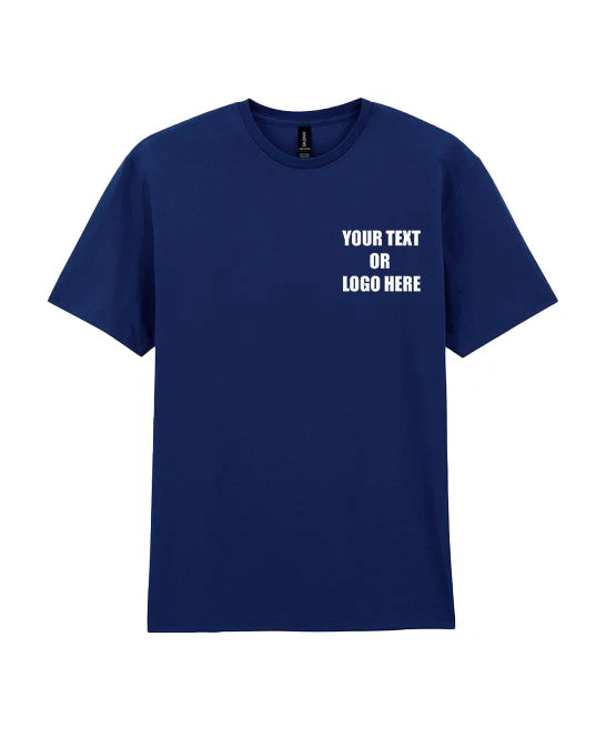 Personalised Custom Printed Gildan Light Cotton Adult T-Shirt Short Sleeve