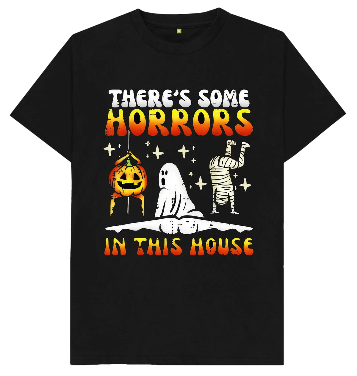 Spooky Haunted Horror House Ghost Mansion Creepy Halloween Graphic T Shirt
