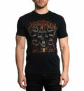 AFFLICTION Men's T-Shirt ELECTRIC METAL Premium Black Label Biker MMA
