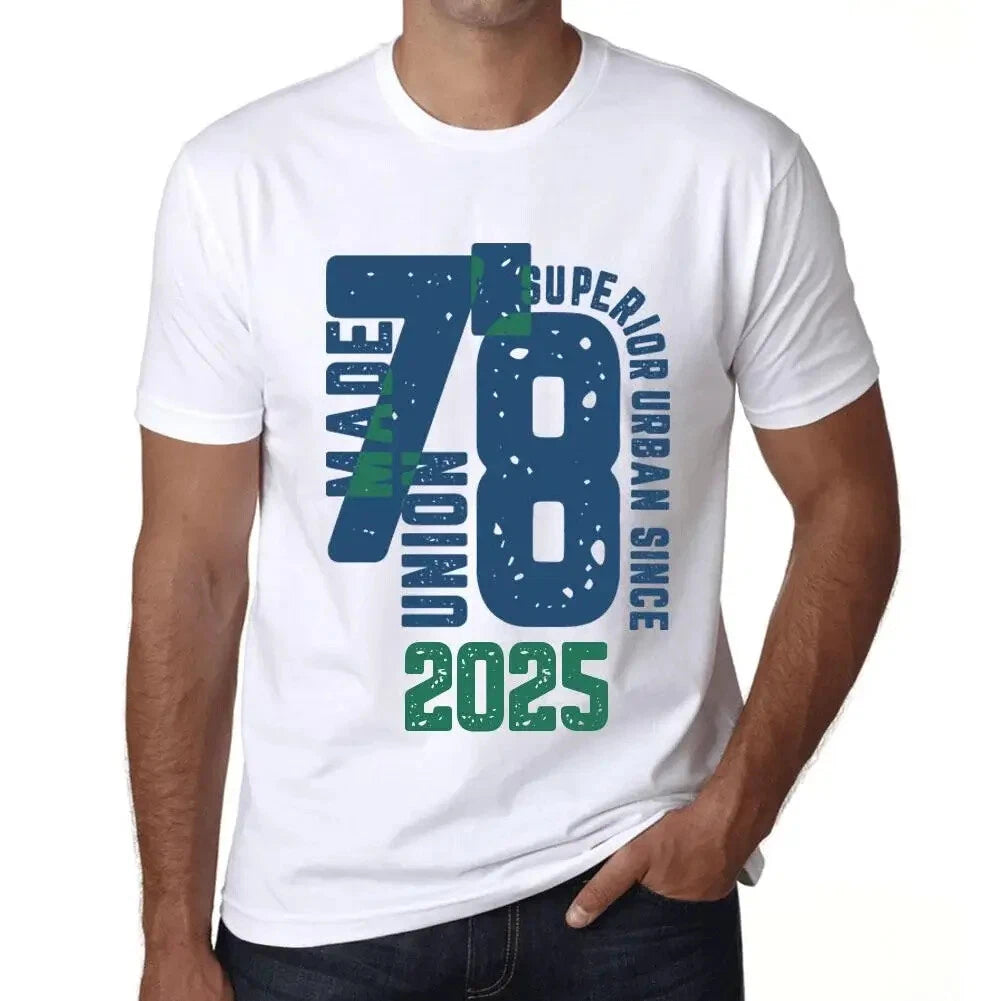 Men's Graphic T-Shirt Superior Urban Style Since 2025 Eco-Friendly Limited