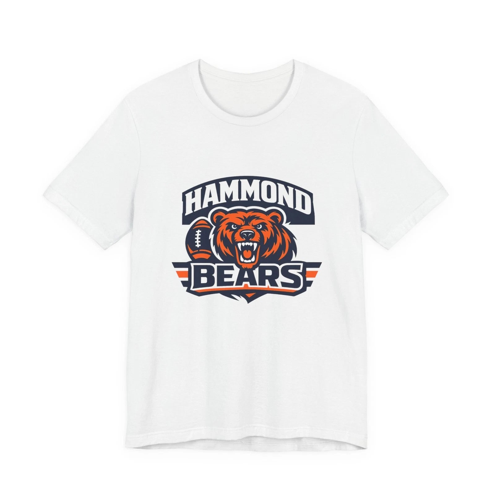 Hammond Bears Bear Head Logo T-Shirt | School Sports Team Tee