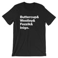 Princess Bride T-Shirt. Black, White, Gray or Red Soft Cotton Movie Tee.