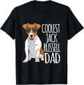 Coolest Jack Russel Dad Jack Russell Terrier Father Dog Gift Unisex T-Shirt
