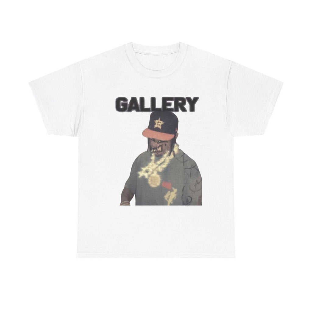 Y2k Gallery Smoke Graphic Tee | Urban Rapper Illustration