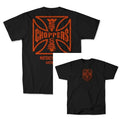 West Coast Choppers Black T Shirt with Cross detail, USA Paul Walker inspired