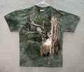 Vintage The Mountain Shirt Mens Large Green Tie Dye Nature Grunge Skater 90s Y2K