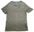 Zara T-Shirt Mens S Olive Green Short Sleeve Casual Round Neck Cotton Designer